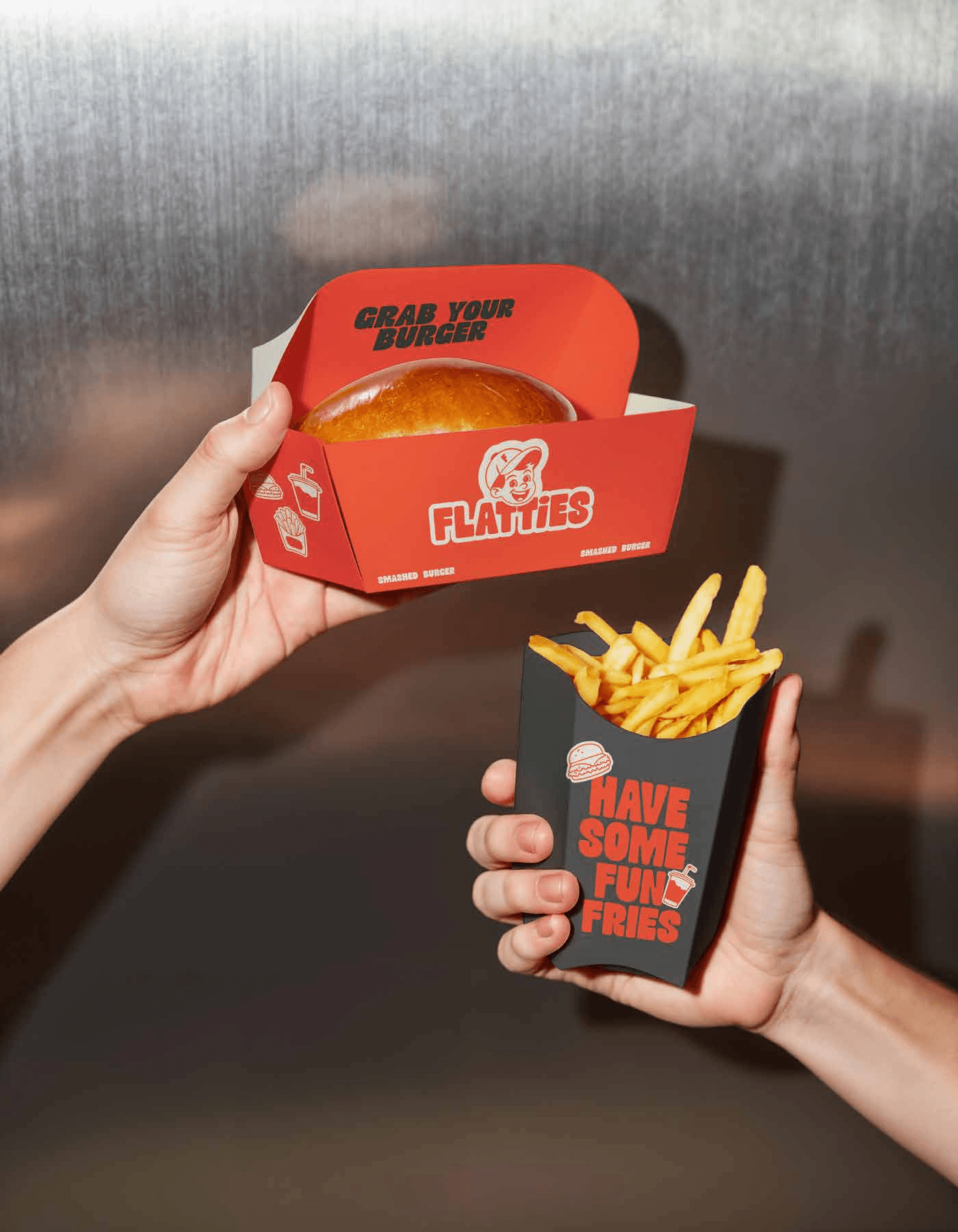Flatties Packaging — Grab & Go